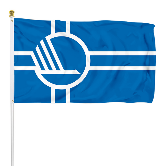 Fyon The Nordic Council Flag Indoor and outdoor banner Blue 02