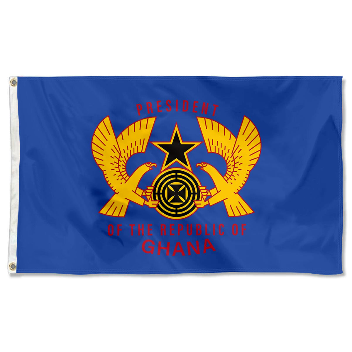 Fyon The President of Ghana Original nased on a scan from BR20 of All Nations Flag Banner