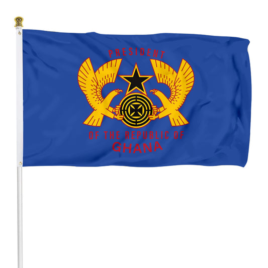 Fyon The President of Ghana Original nased on a scan from BR20 of All Nations Flag Banner