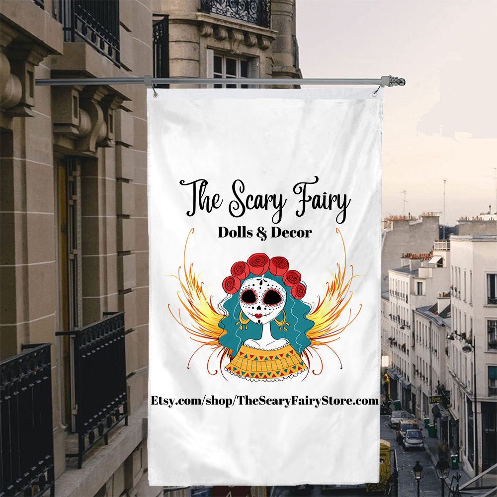 Fyon The Scary Fairy Dolls Flag Indoor and outdoor banner