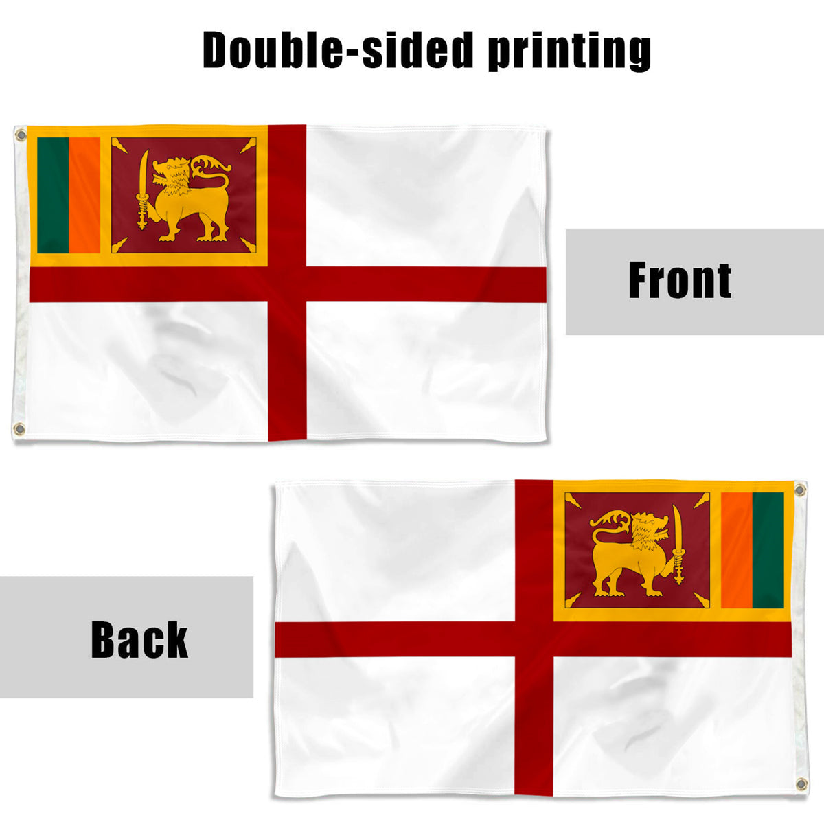 Fyon The Sri Lanka Ensign Flag (1948-1972 )Banner