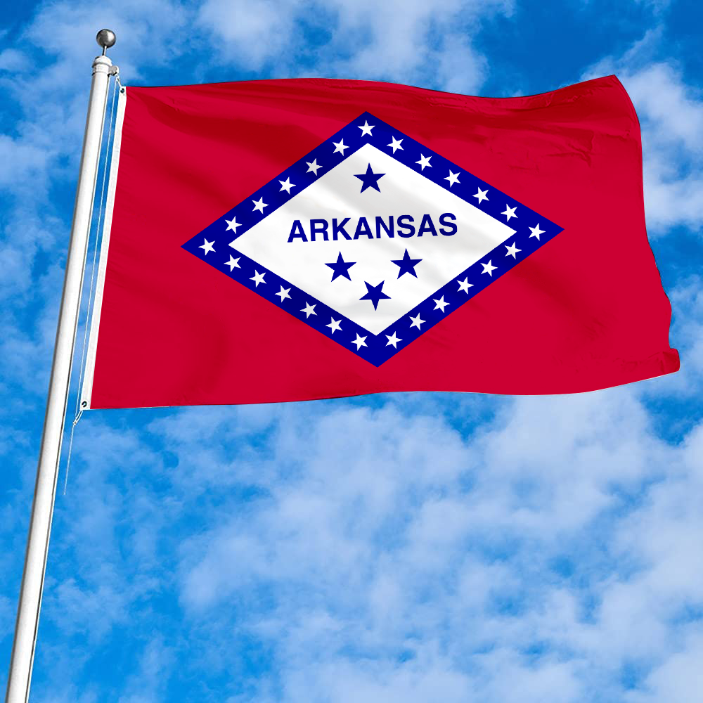 Fyon The United States Arkansas (1924–2011) Flag Banner