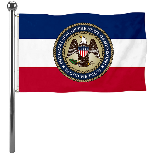 Fyon The United States Bicentennial Banner of Mississippi Flag Banner