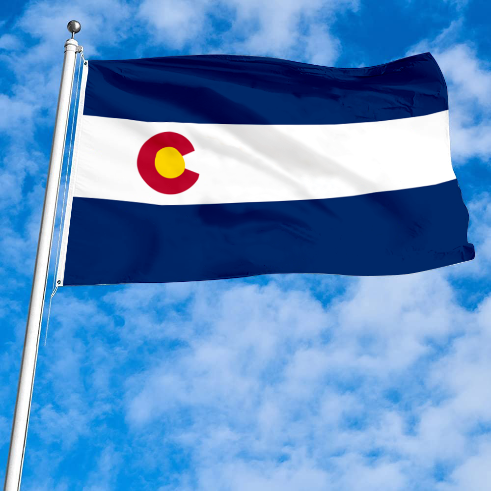 Fyon The United States Colorado (1911–1964) Flag Banner