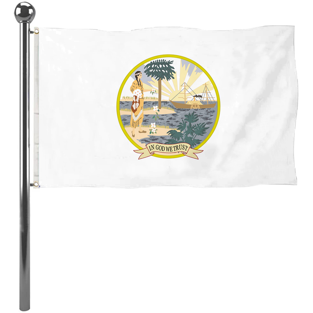 Fyon The United States Florida (1868–1900) Flag Banner