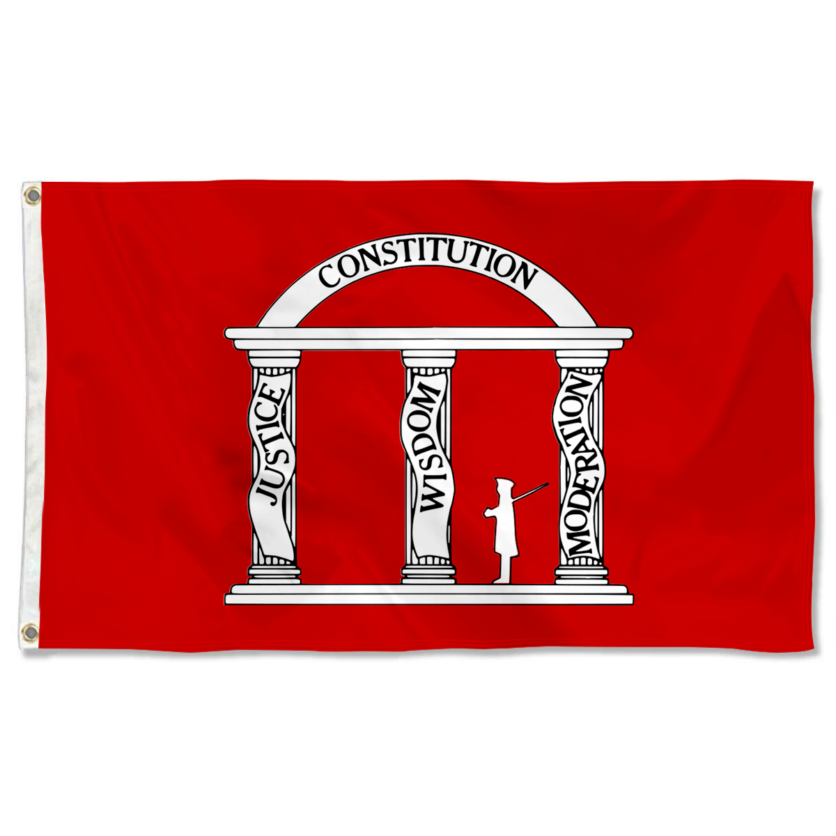 Fyon The United States Georgia (1861,red) Flag Banner