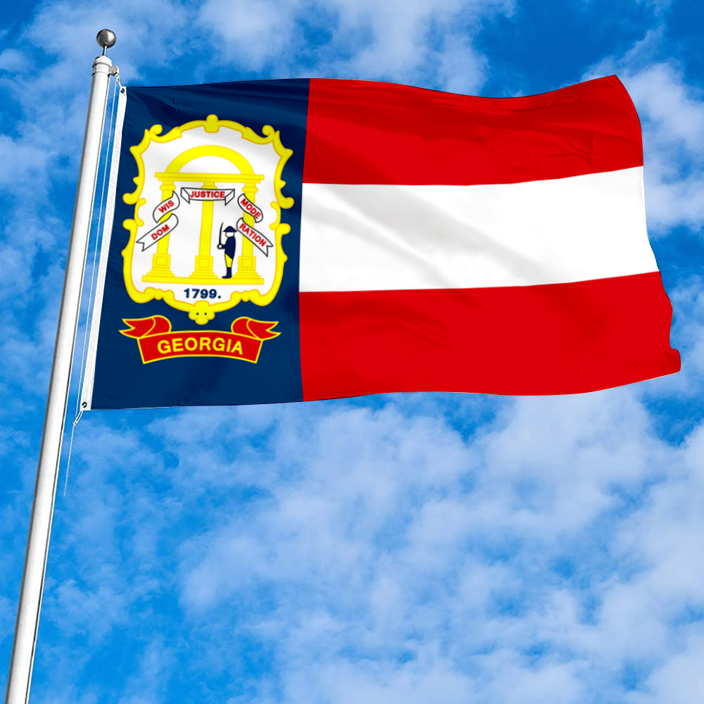 Fyon The United States Georgia(1906–1920) Flag Banner