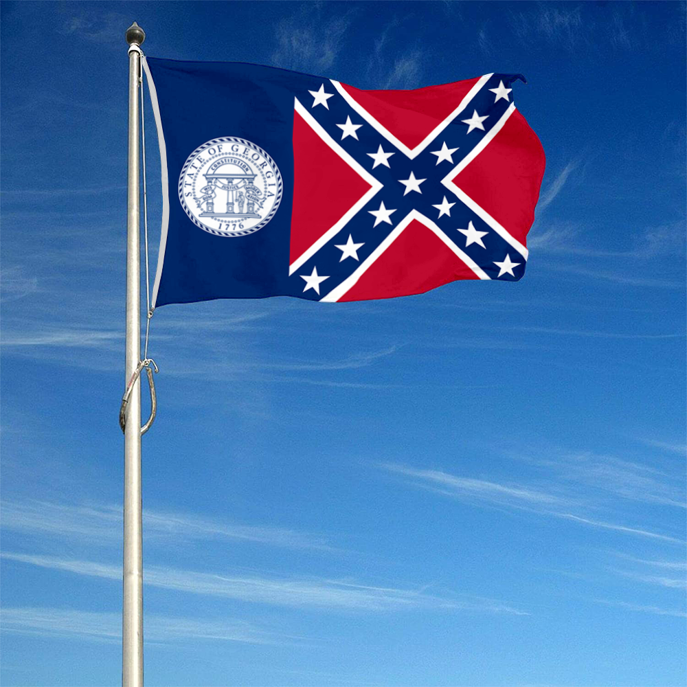 Fyon The United States Georgia(1956–2001) Flag Banner