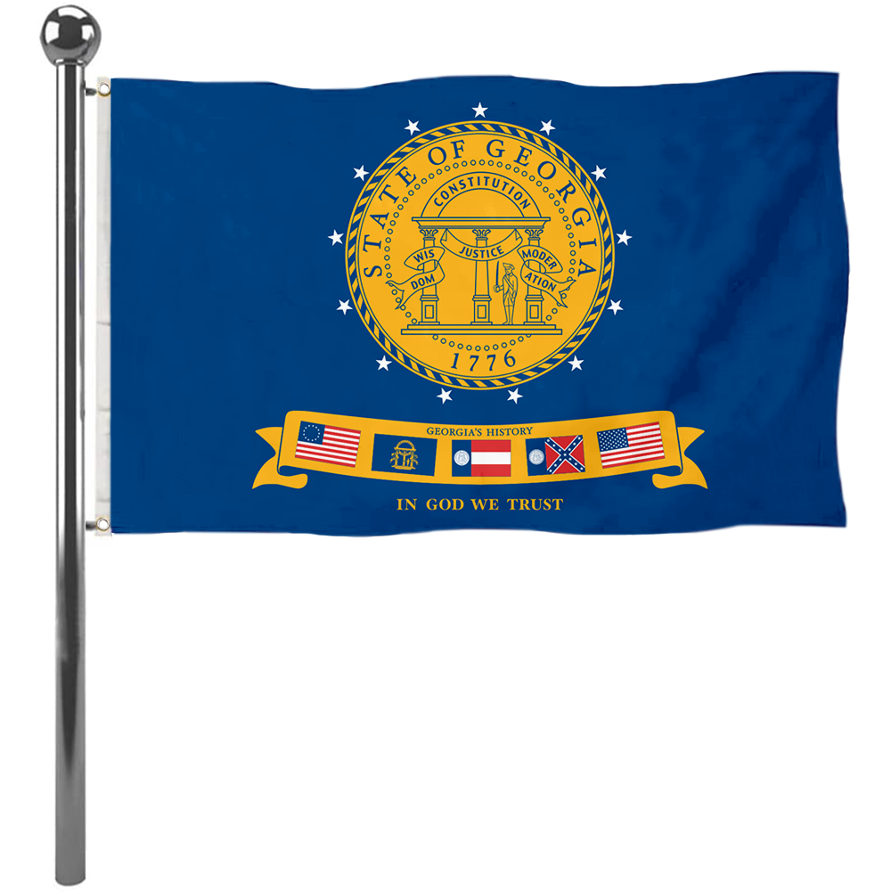 Fyon The United States Georgia (2001–2003) Flag Banner