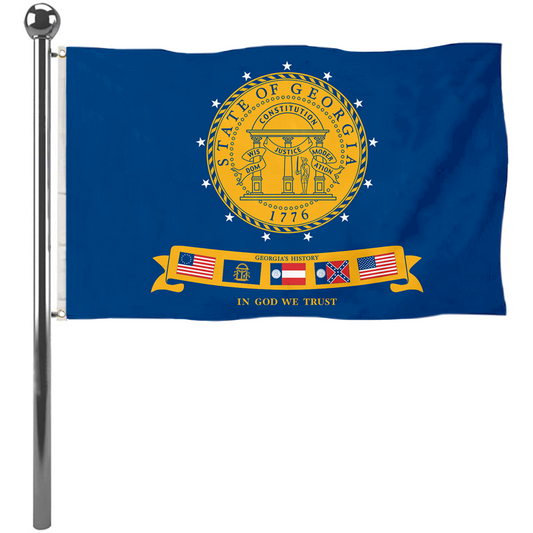 Fyon The United States Georgia (2001–2003) Flag Banner