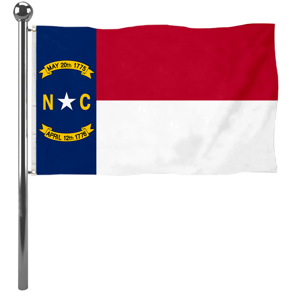 Fyon The United States North Carolina (1885–1991) Flag Banner