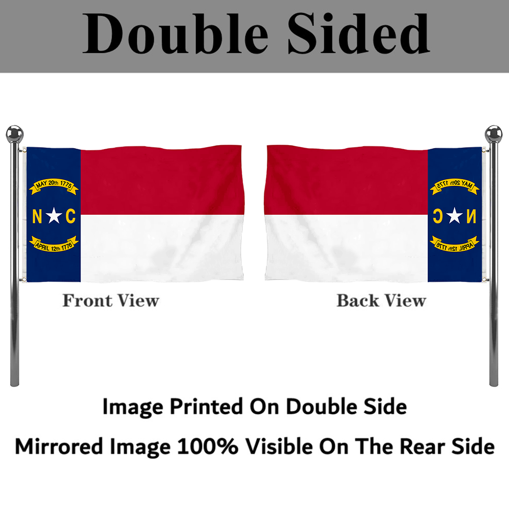 Fyon The United States North Carolina (1885–1991) Flag Banner