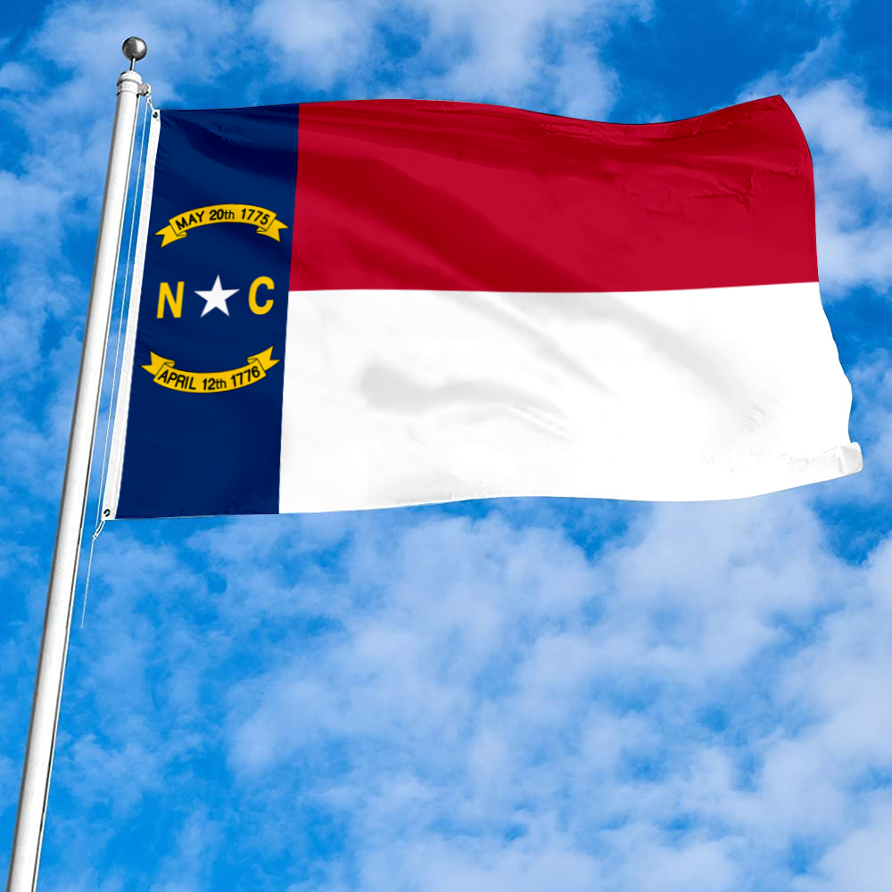 Fyon The United States North Carolina (1885–1991) Flag Banner