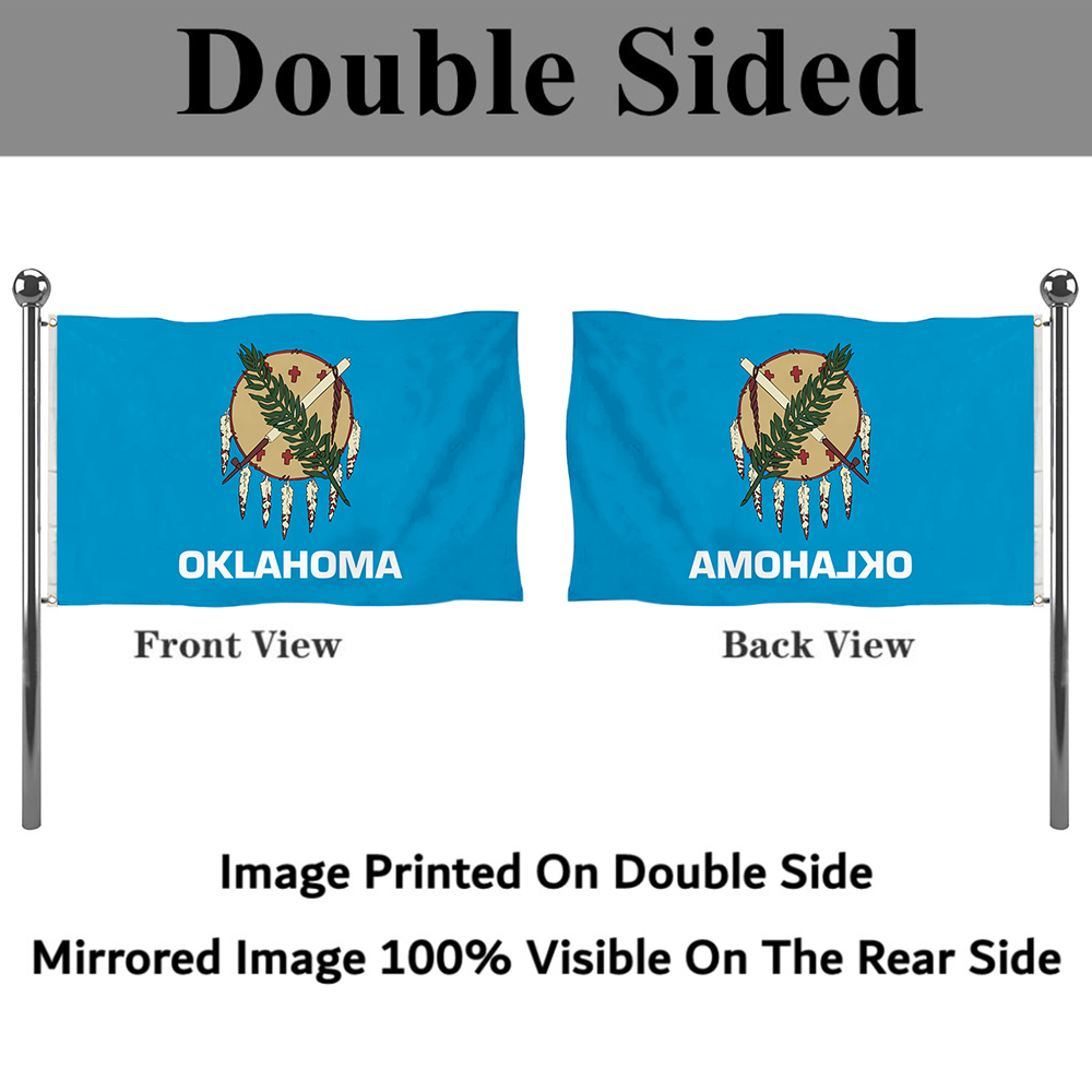 Fyon The United States Oklahoma(1941–1988) Flag Banner