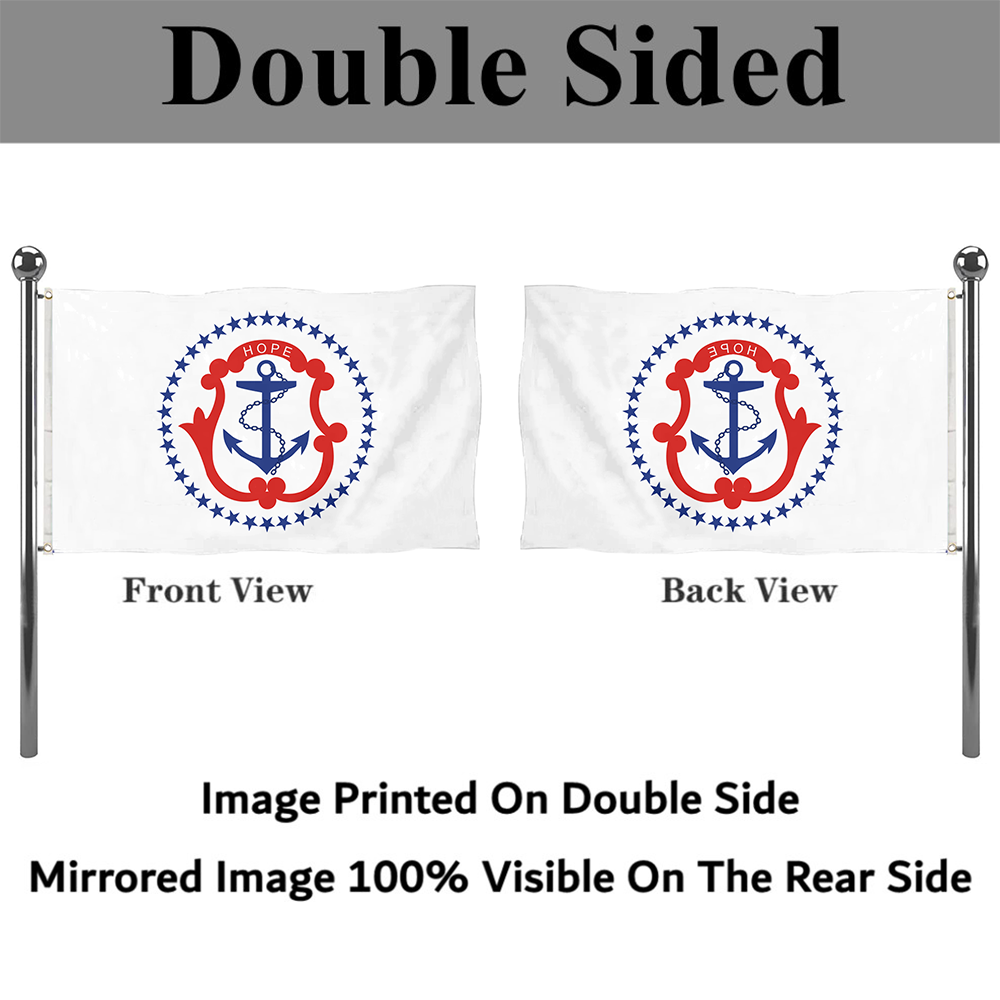 Fyon The United States Rhode Island(1877–1882) Flag Banner