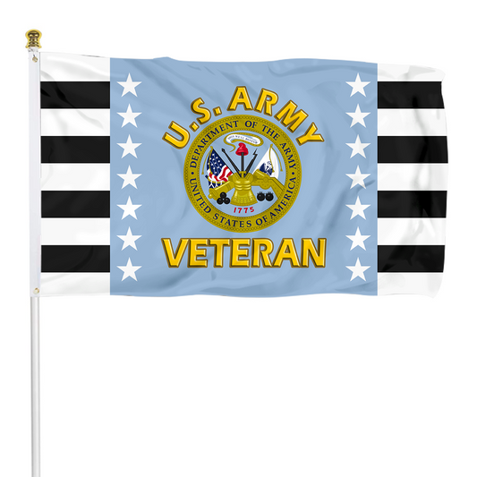Fyon The United States U.S. ARMY Veteran Flag Indoor and outdoor banner 33017