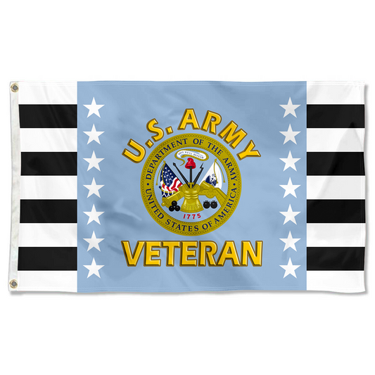 Fyon The United States U.S. ARMY Veteran Flag Indoor and outdoor banner 33017