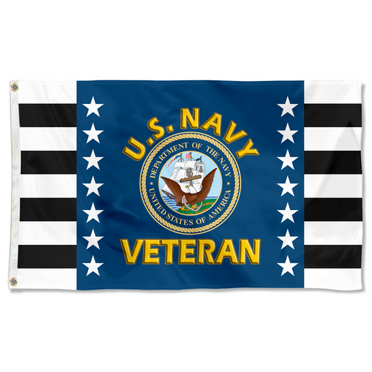 Fyon The United States U.S. NAVY Veteran Flag Indoor and outdoor banner 33020