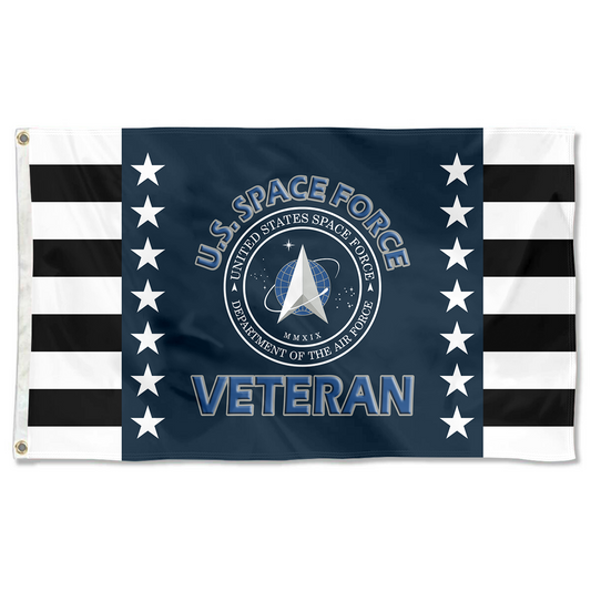 Fyon The United States U.S. SPACE FORCE Veteran Flag Indoor and outdoor banner 33021