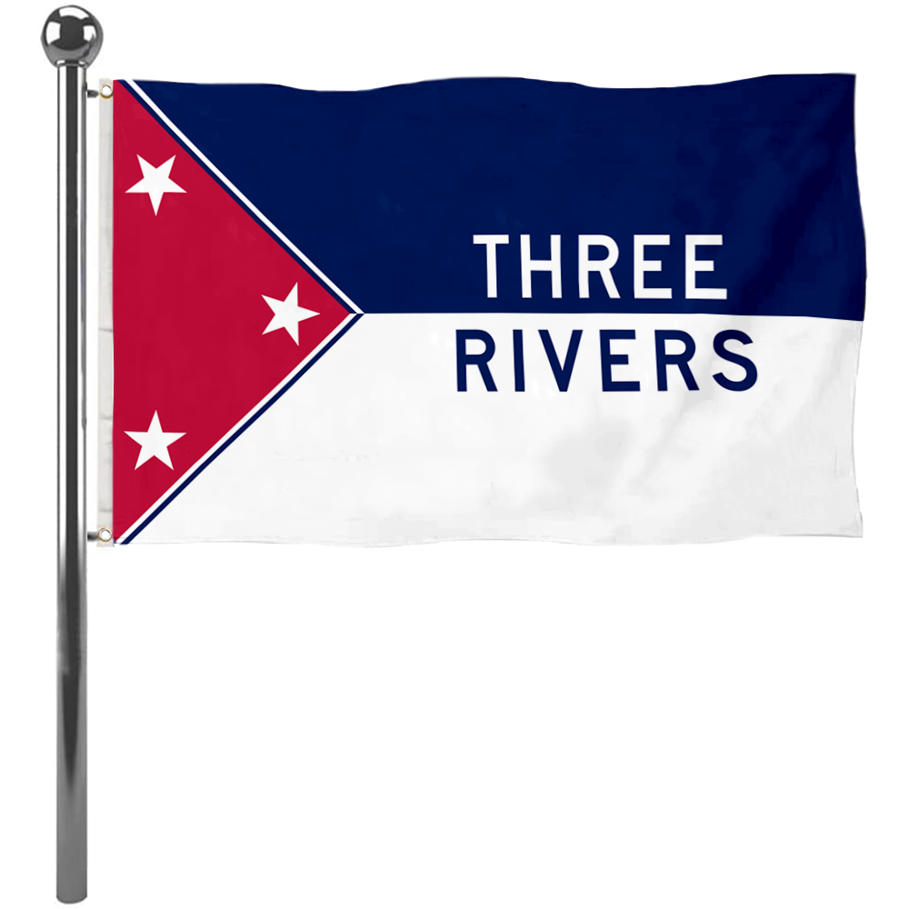 Fyon Three Rivers, Michigan flag Banner