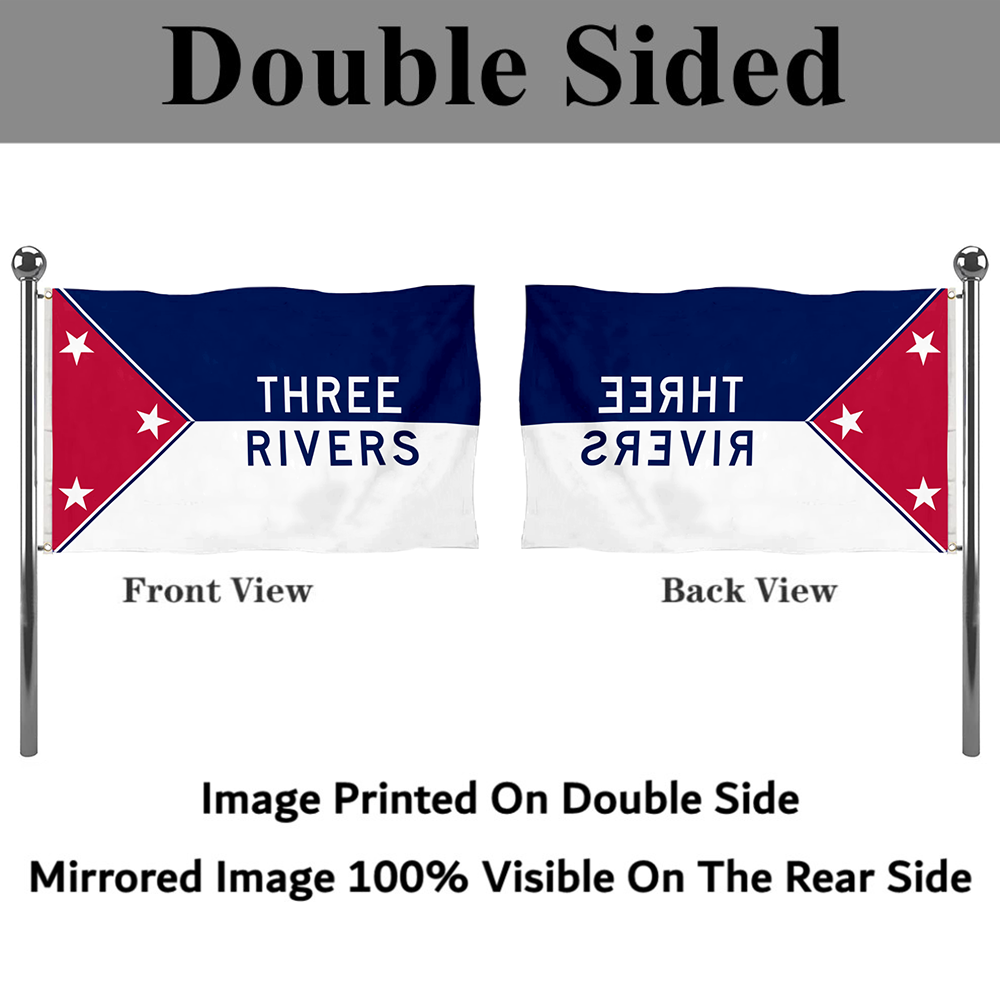 Fyon Three Rivers, Michigan flag Banner