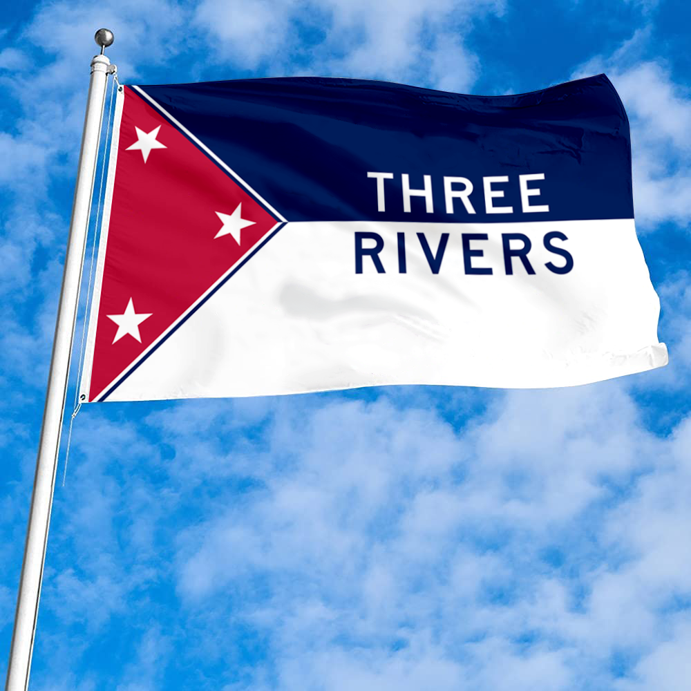 Fyon Three Rivers, Michigan flag Banner
