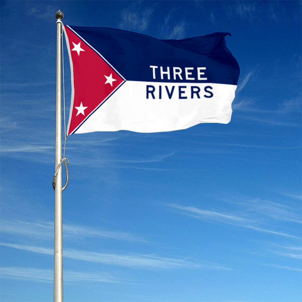 Fyon Three Rivers, Michigan flag Banner