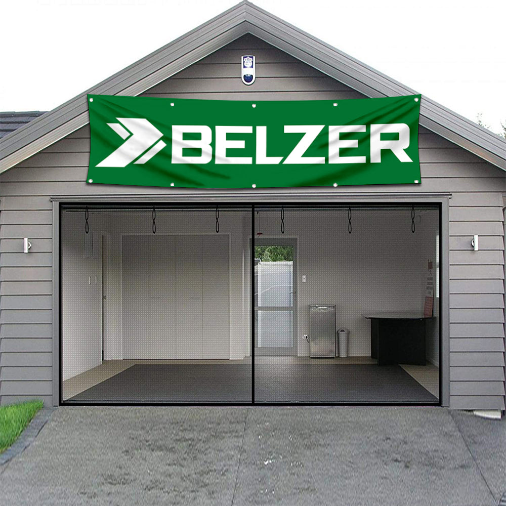 Fyon Tools Garage Shop Decor Banner Works for Belzer Flag 2x8 Feet