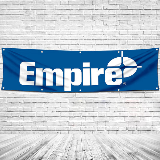 Fyon Tools Garage Shop Decor Banner Works for Empire Flag 2x8 Feet