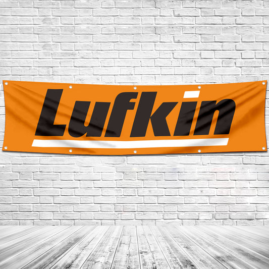 Fyon Tools Garage Shop Decor Banner Works for Lufkin Flag 2x8 Feet