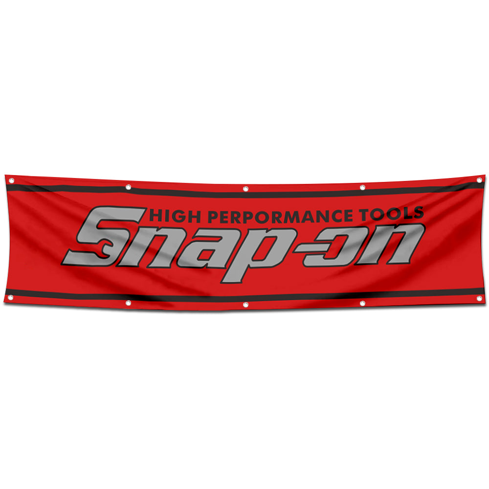 Fyon Tools Garage Shop Decor Banner Works for Snap on Flag 2x8 Feet