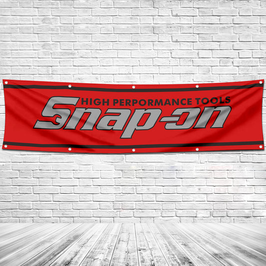 Fyon Tools Garage Shop Decor Banner Works for Snap on Flag 2x8 Feet