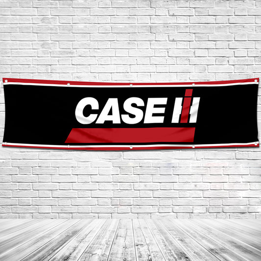 Fyon Tractor Garage Shop Decor Banner Works for Case IH Flag 2x8 Feet