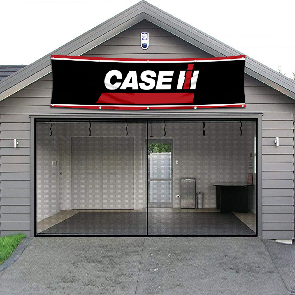 Fyon Tractor Garage Shop Decor Banner Works for Case IH Flag 2x8 Feet