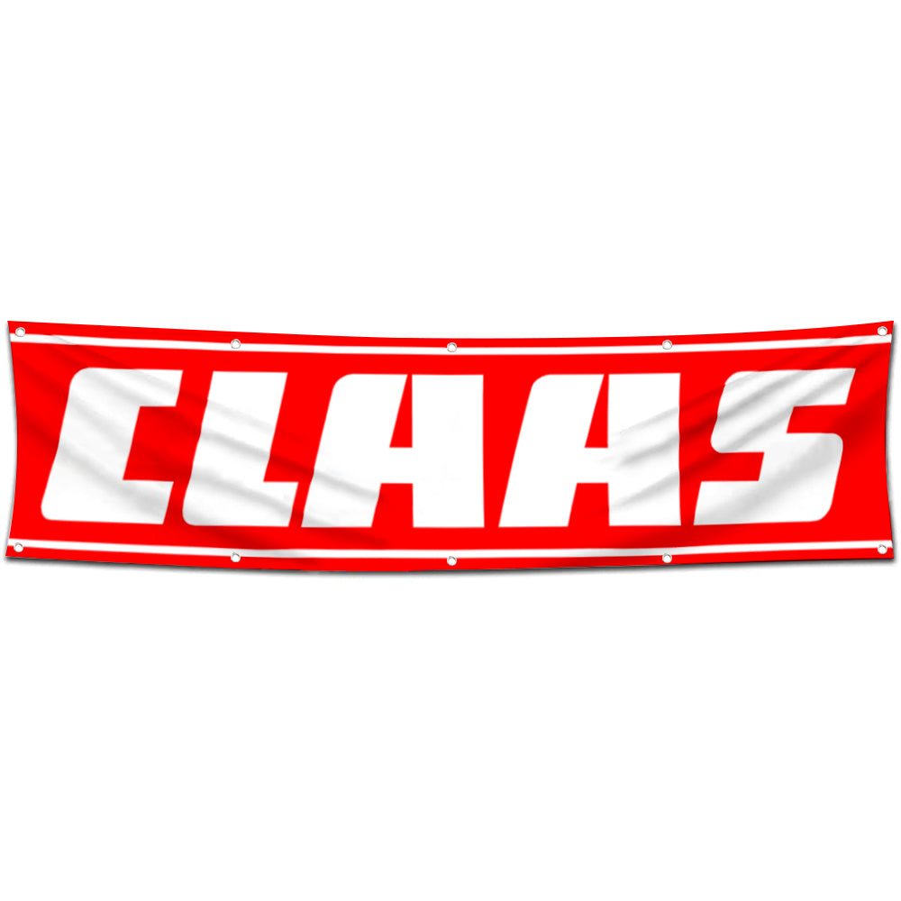 Fyon Tractor Garage Shop Decor Banner Works for Claas Flag