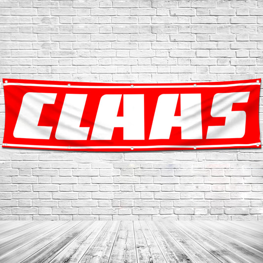Fyon Tractor Garage Shop Decor Banner Works for Claas Flag