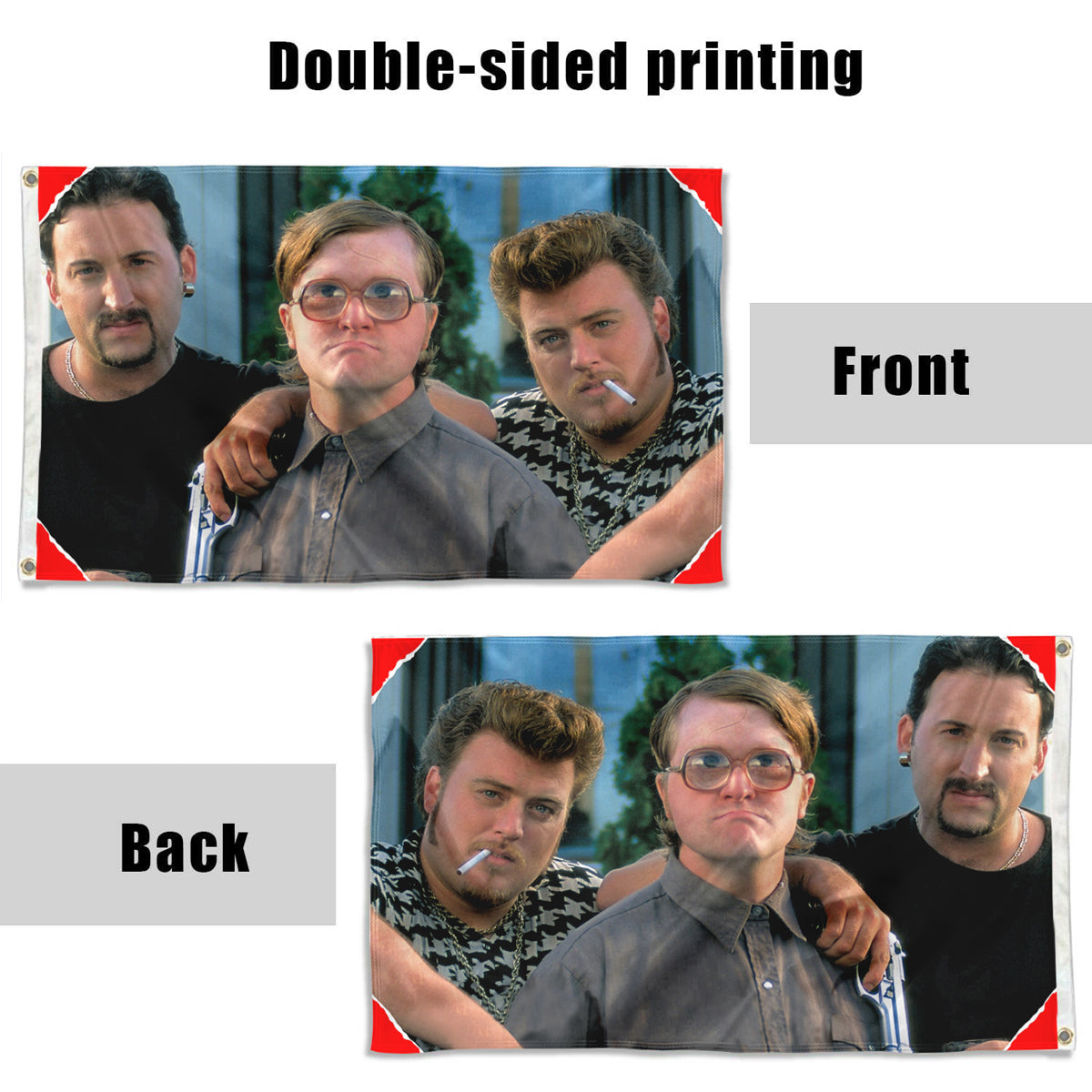 Fyon Trailer Park Boys Flag Indoor and outdoor banner