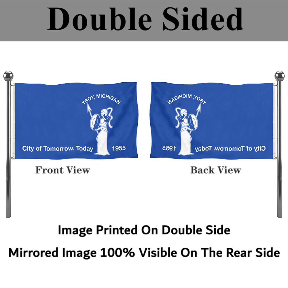 Fyon Troy, Michigan flag Banner