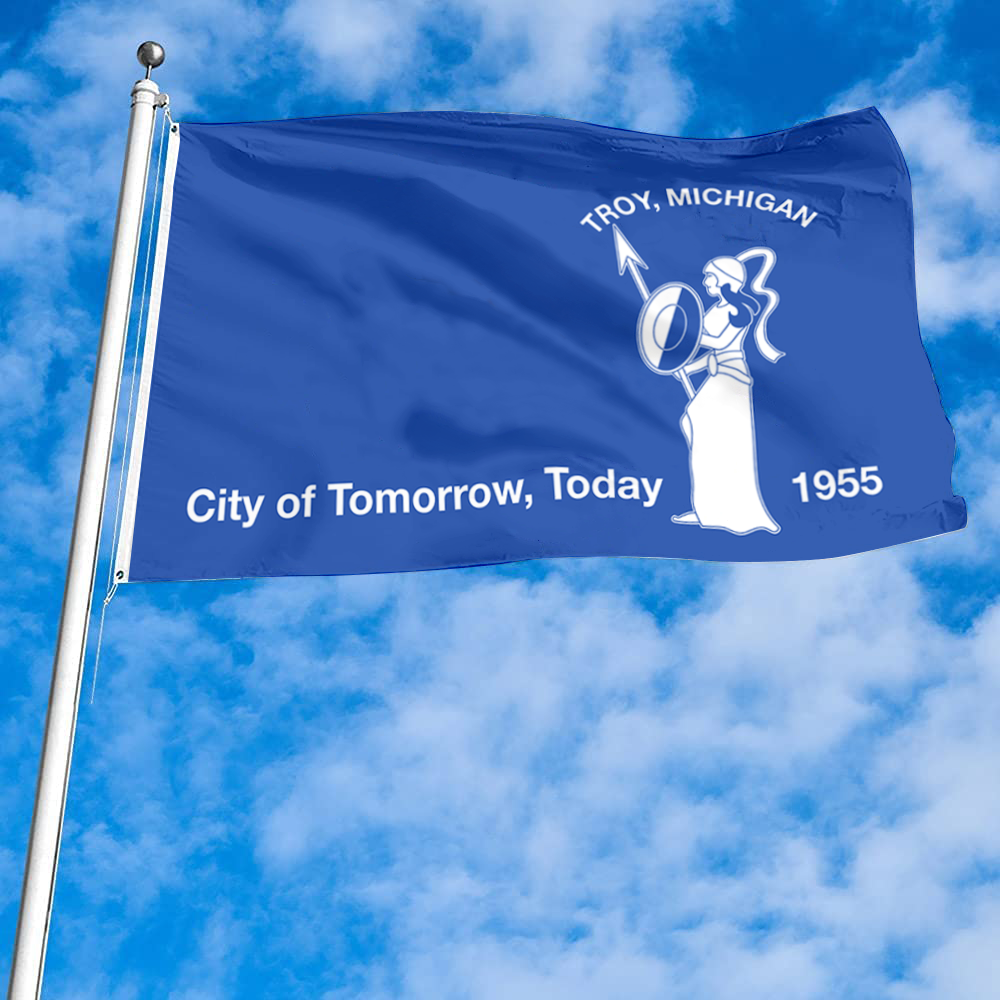 Fyon Troy, Michigan flag Banner