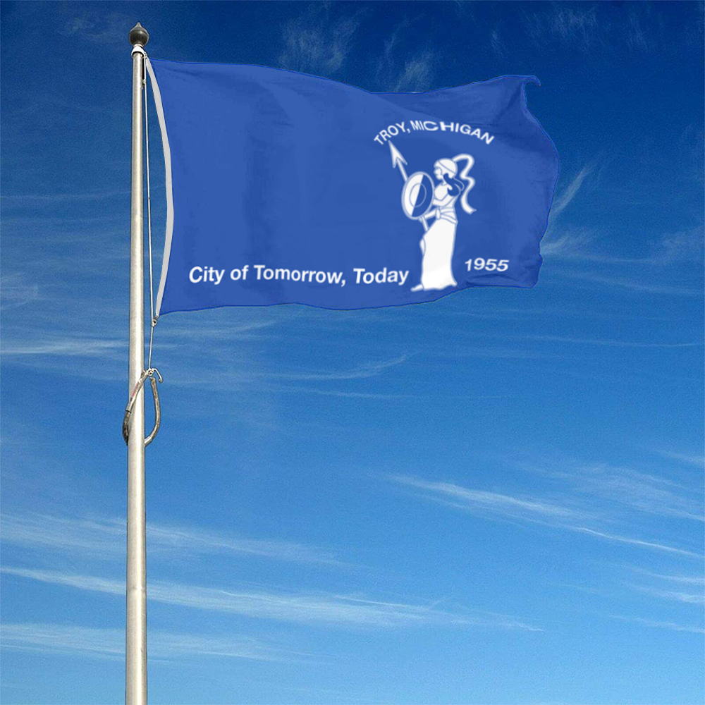 Fyon Troy, Michigan flag Banner