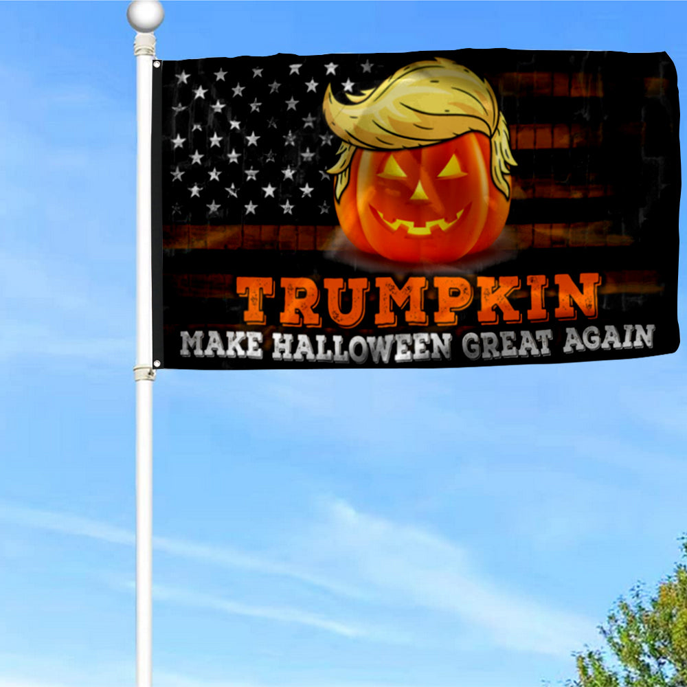 Fyon Trumpkin Make Halloween Great Again Halloween Flag Indoor and outdoor banner