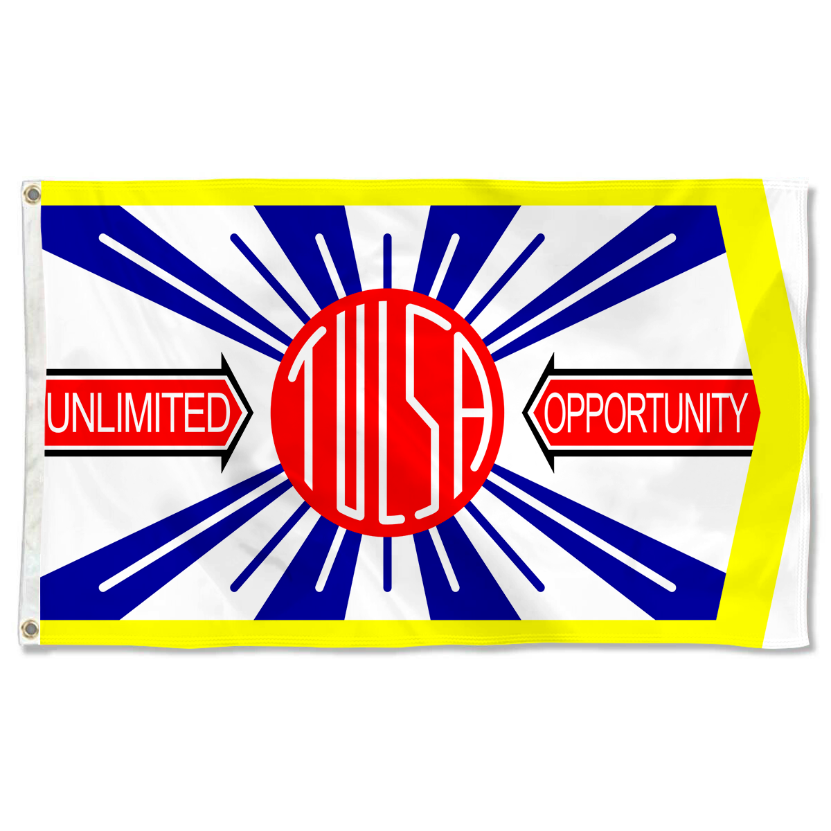 Fyon Tulsa, Oklahoma flag(1924–1941) banner