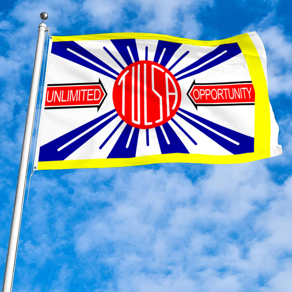 Fyon Tulsa, Oklahoma flag(1924–1941) banner
