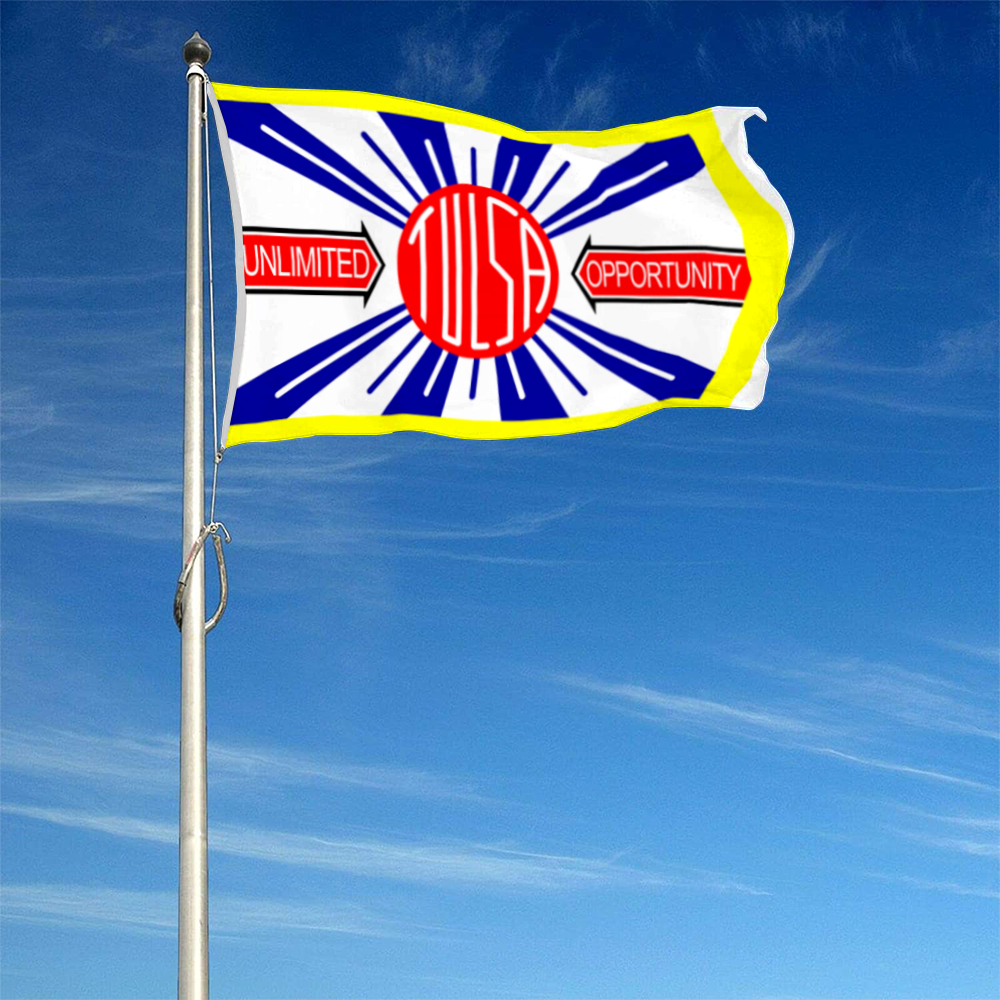 Fyon Tulsa, Oklahoma flag(1924–1941) banner