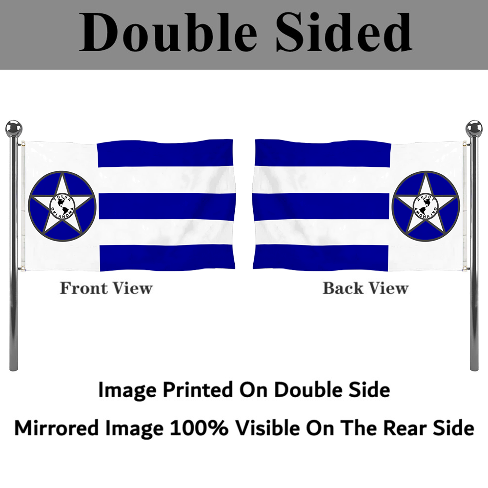 Fyon Tulsa, Oklahoma flag(1941–1973) banner