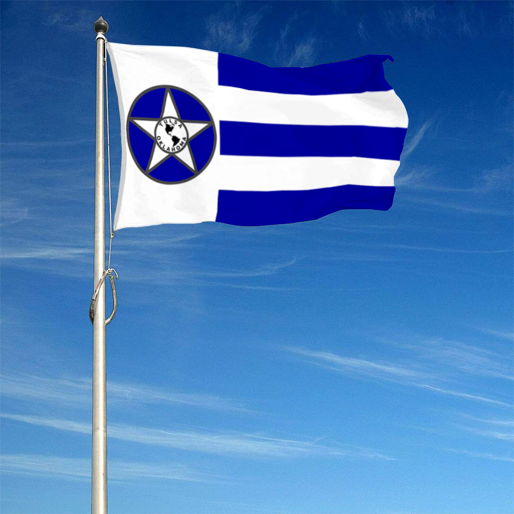 Fyon Tulsa, Oklahoma flag(1941–1973) banner