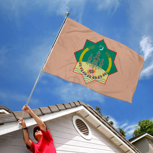 Fyon Turkmenabad, Turkmenistan Flag Indoor and outdoor banner