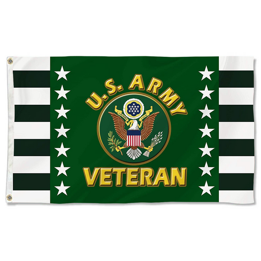 Fyon U.S. ARMY Veteran Flag Indoor and outdoor banner 33022