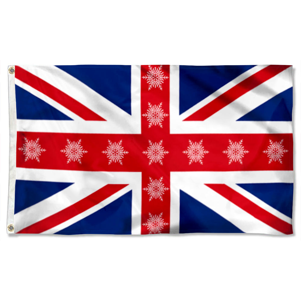 Fyon UK Flag Merry Christmas UK Flag 41350 Indoor and outdoor banner