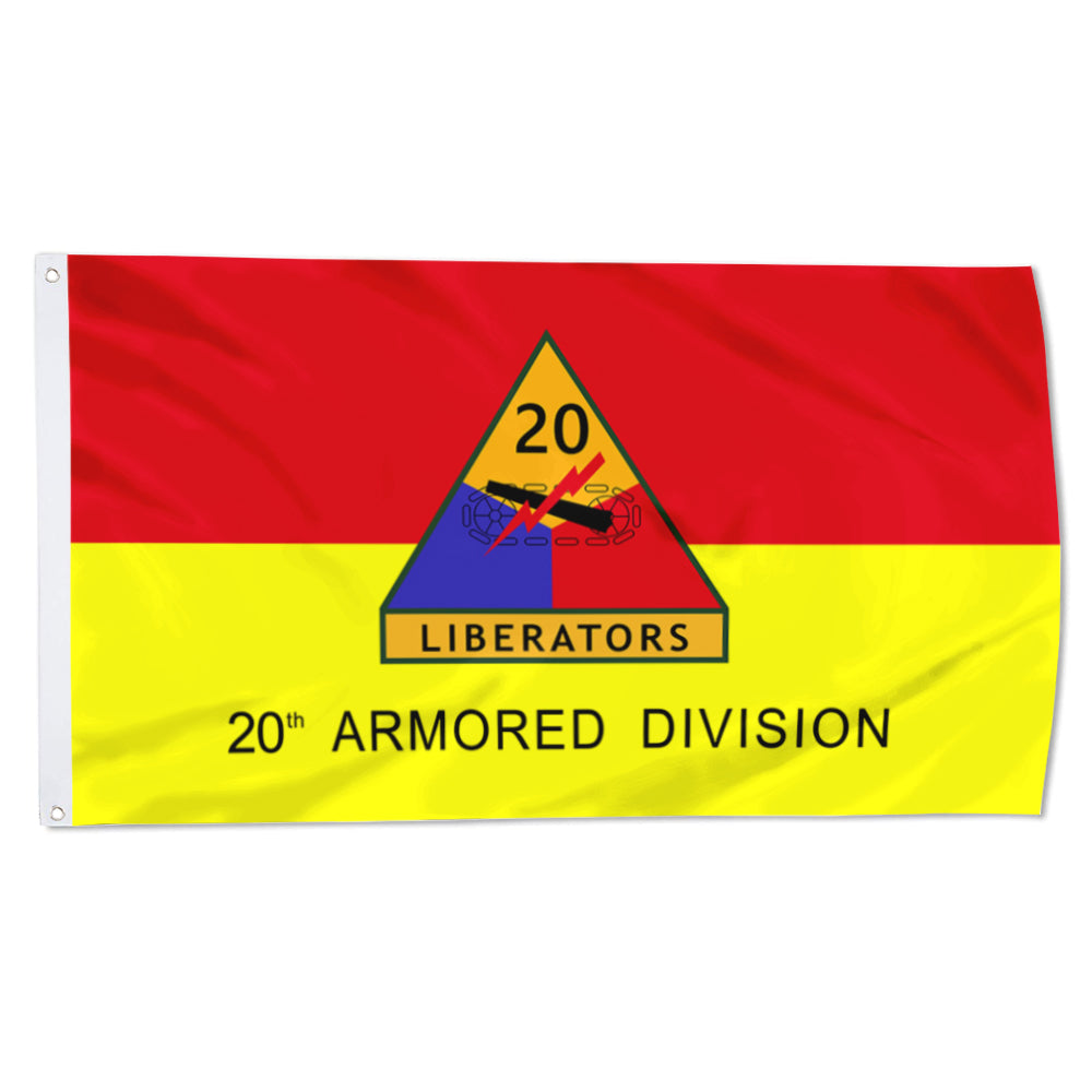 Fyon US Army 20th Armored Division Liberators Flag Banner